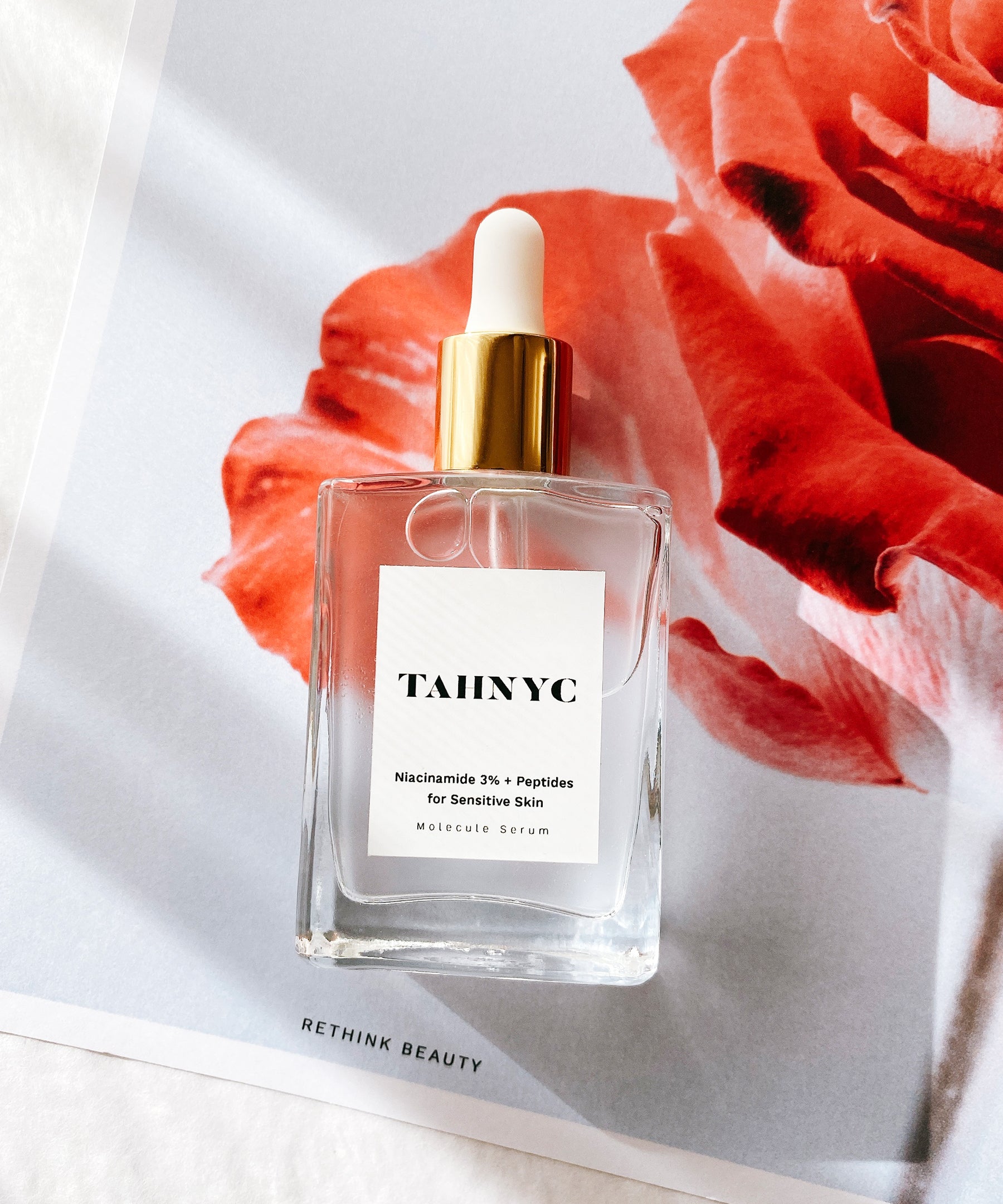 Niacinamide + Peptides for Sensitive Skin & Rosacea – TAHNYC